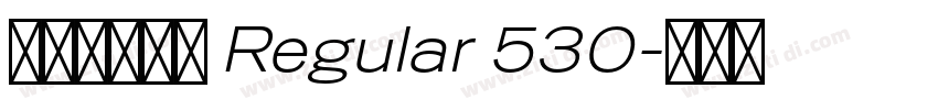 方正书宋简体 Regular 530字体转换